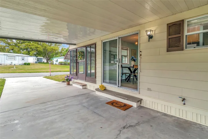 Main Sliding Glass door entryway into Home