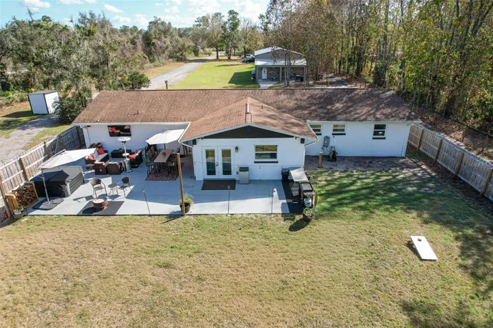 Back Yard - Aerial View