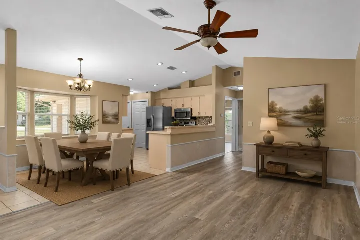 Virtually Staged Dining Area