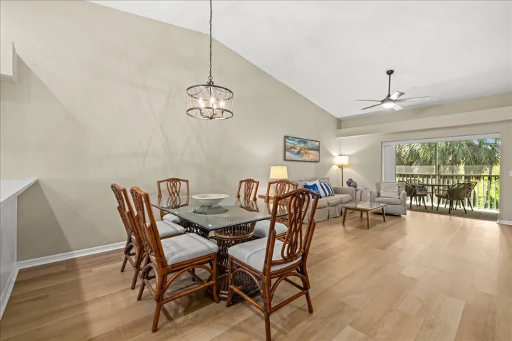 GREAT ROOM OPENING TO THE BACK TROPICAL PARADISE.