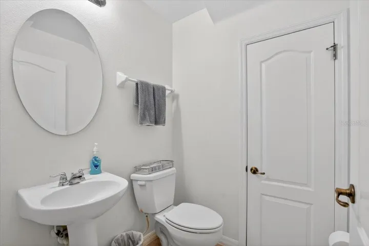 Half bath lower level