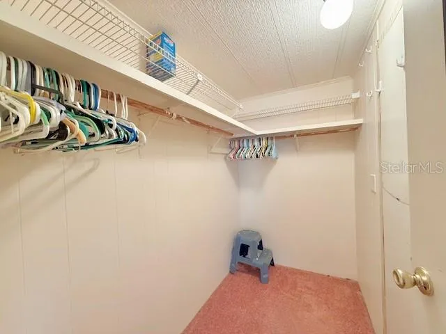 Primary closet