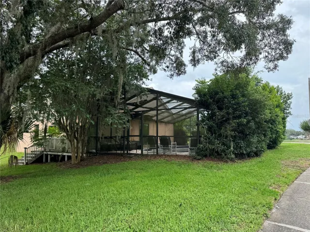 Back of property