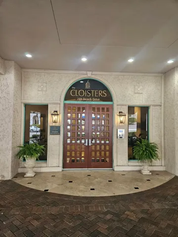 Cloisters covered entrance