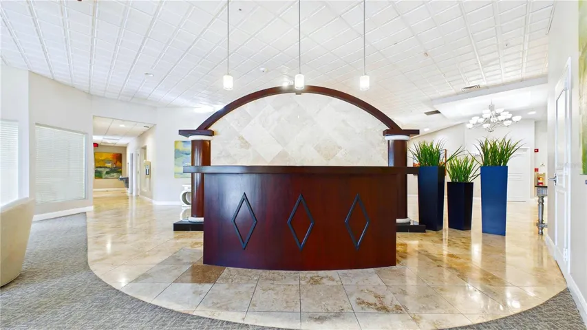 Amenities floor for gatherings