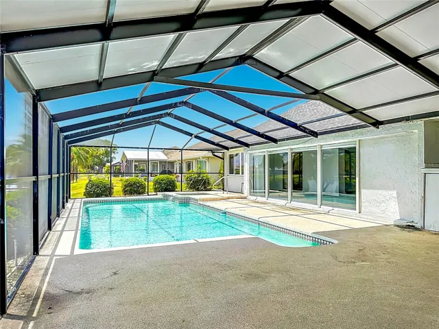 Outdoor Living and Pool Area