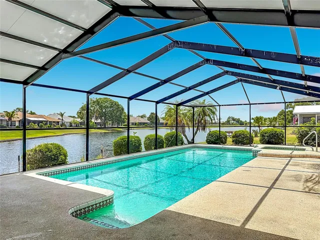 Outdoor Living and Pool Area