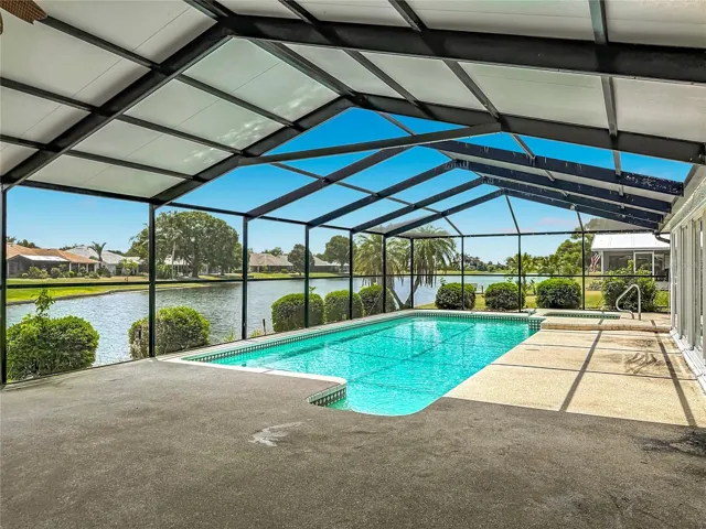 Outdoor Living and Pool Area