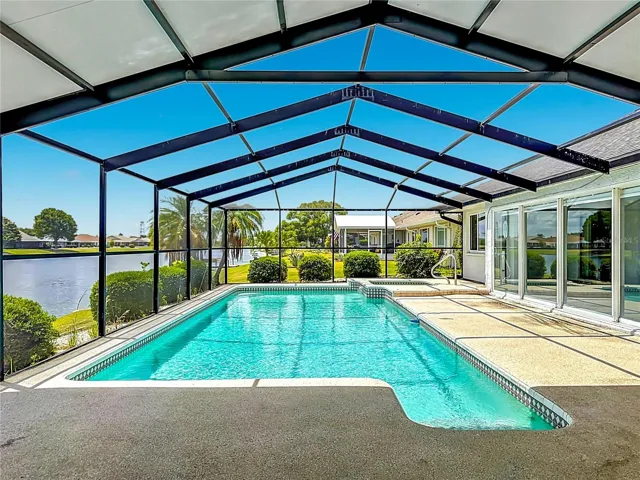 Outdoor Living and Pool Area