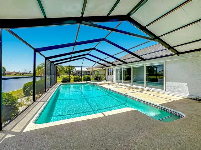 Outdoor Living and Pool Area