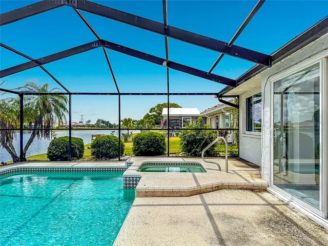 Outdoor Living and Pool Area