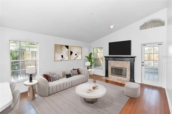 Living Room-Virtually Staged