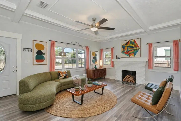 Living Room Virtually Staged