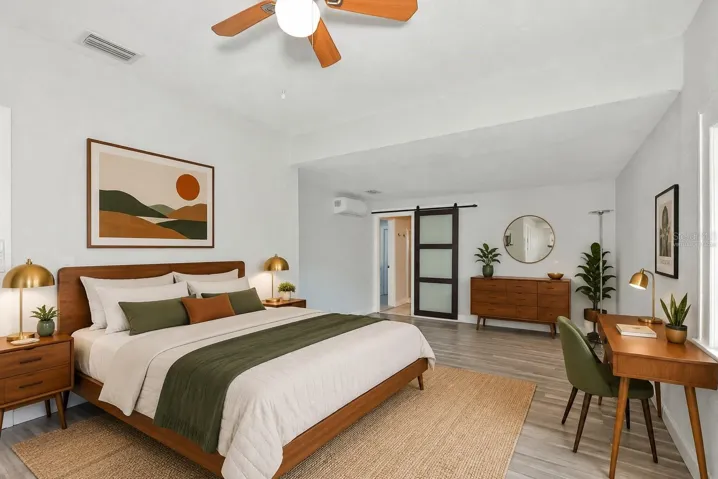 Primary Bedroom Virtually Staged