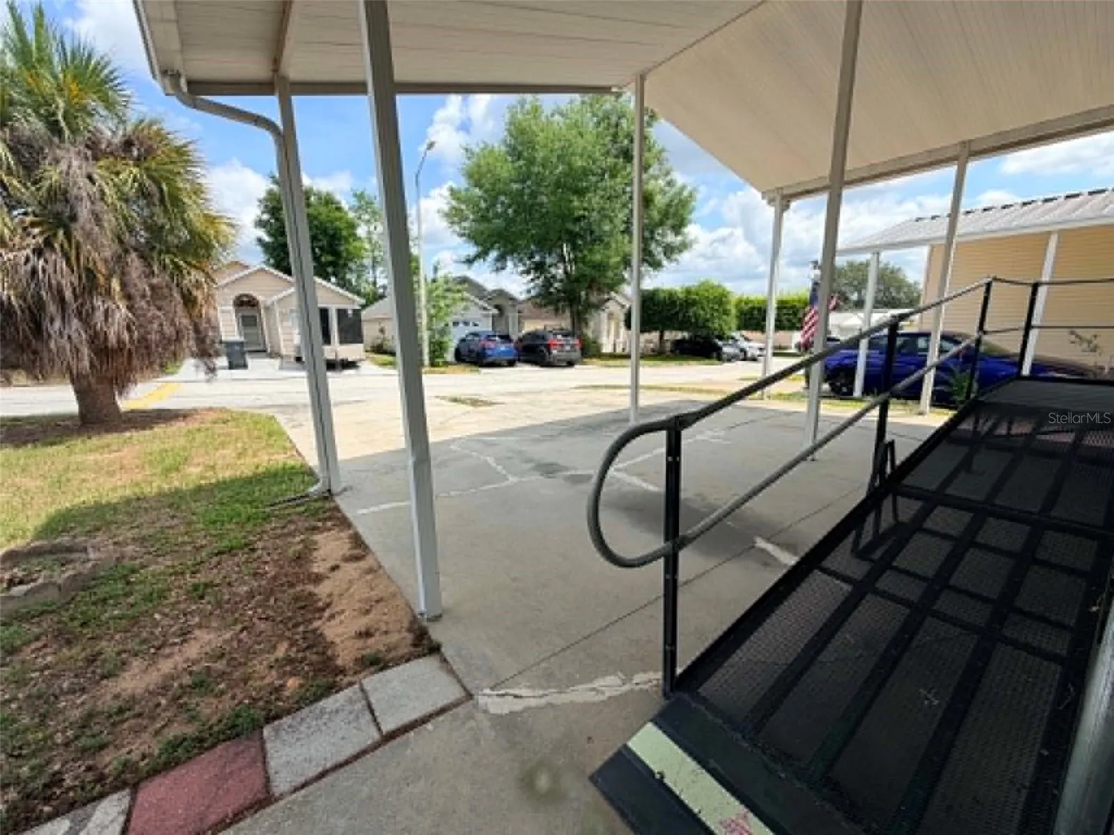 Ramp for easy access including wheelchairs