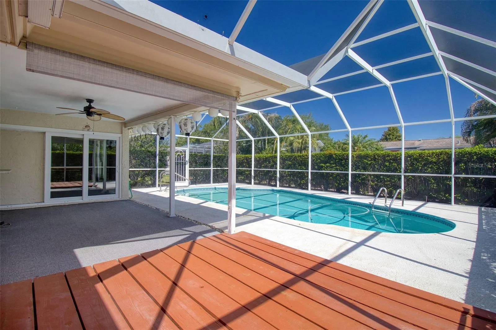 Roller Shades go down for additional shade