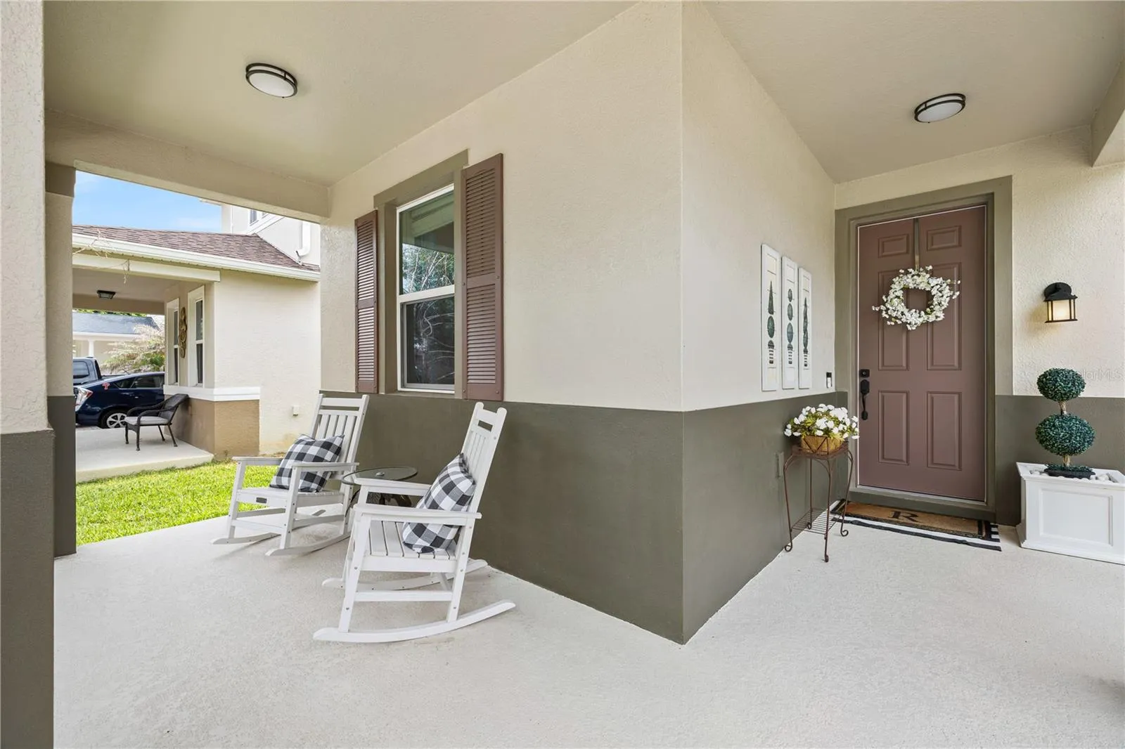 Front porch.