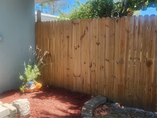 New fence with large gate