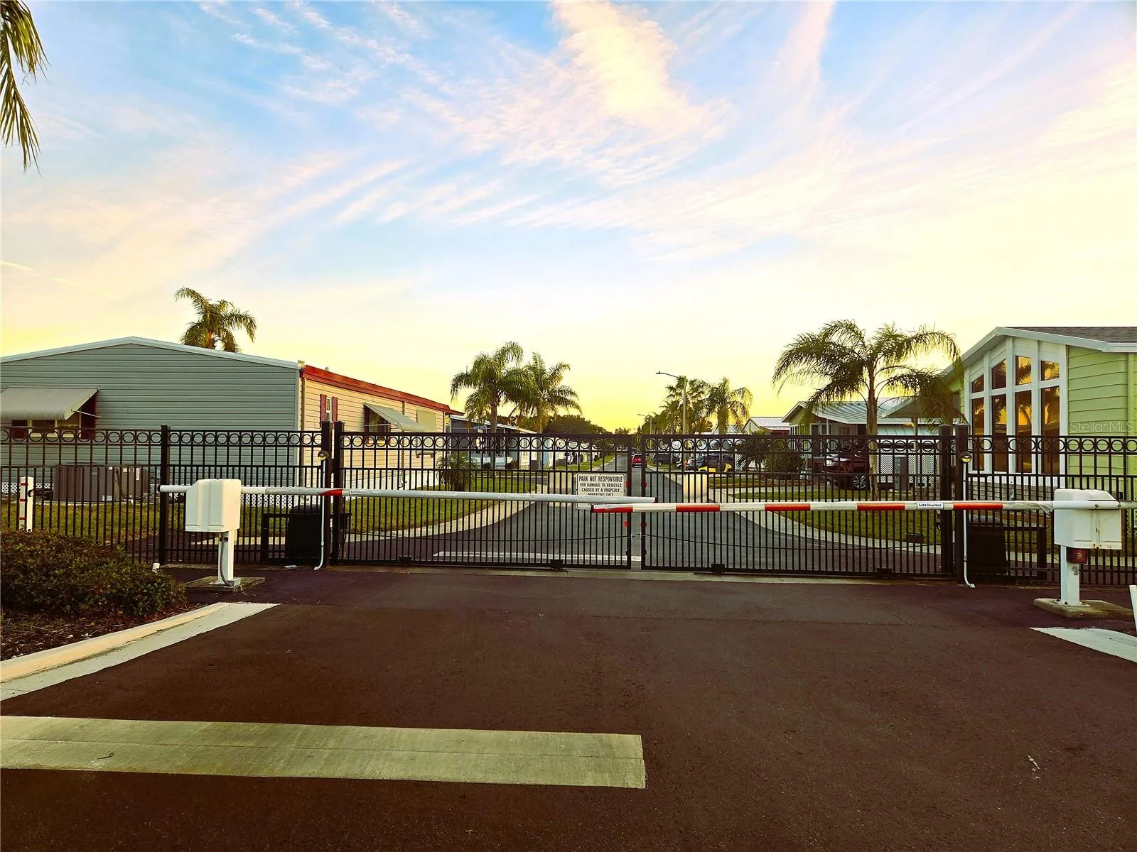 Gate Entrance off of Mango
