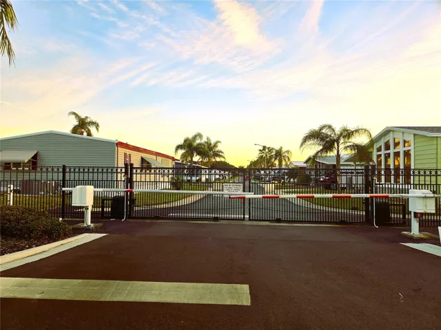 Gate Entrance off of Mango