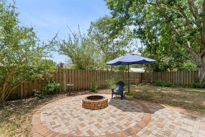 Fully fenced backyard (new fence in 2023)