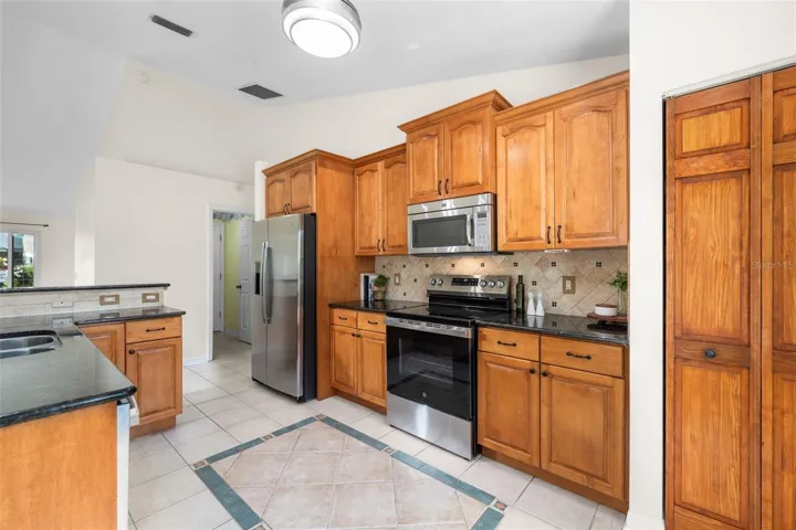 Custom, solid wood maple cabinetry