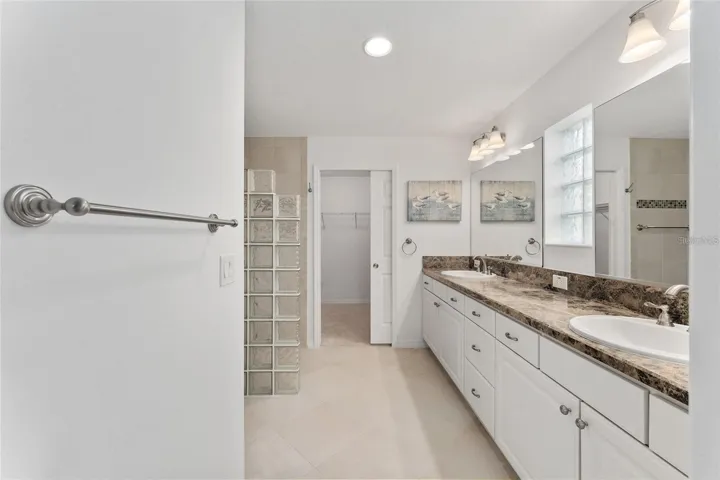 Primary br vanity closet