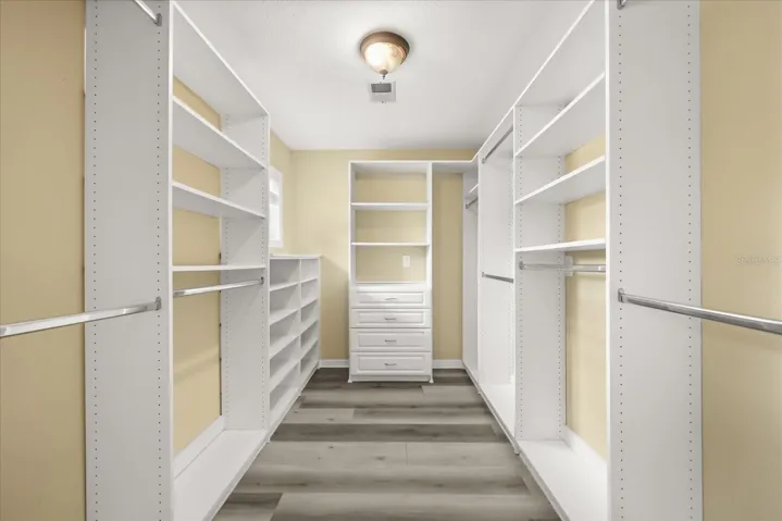 Master custom closet