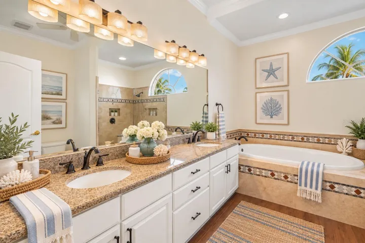 Primary Bath - Staged