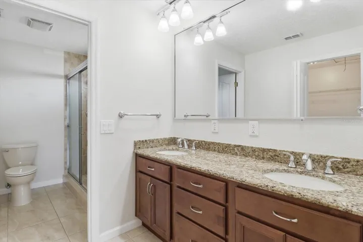Master Bathroom has Separate 