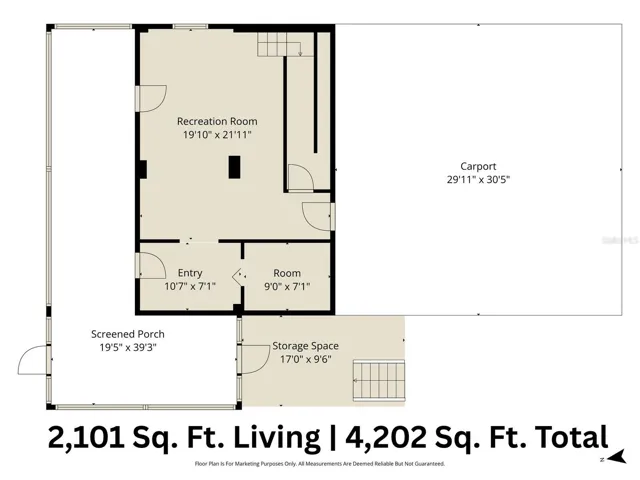 Floor Plan Lower (Ground) Level