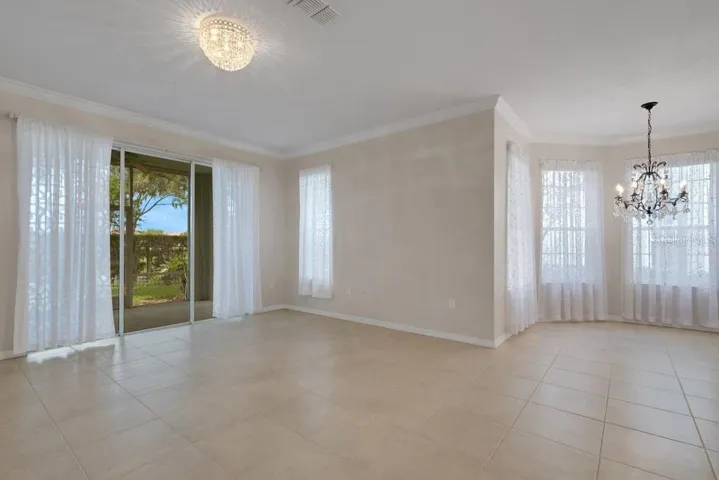 and the dining space is immediately adjacent yet well defined.