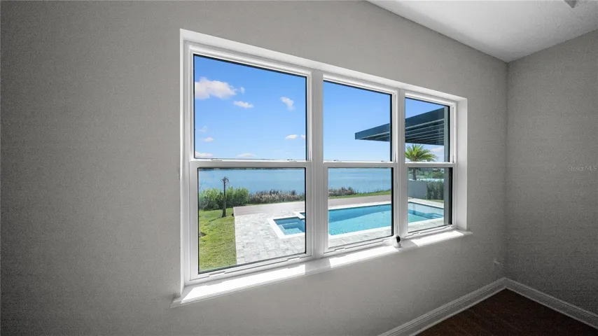Lake view from primary suite