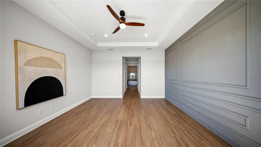 Primary suite, luxury vinyl flooring