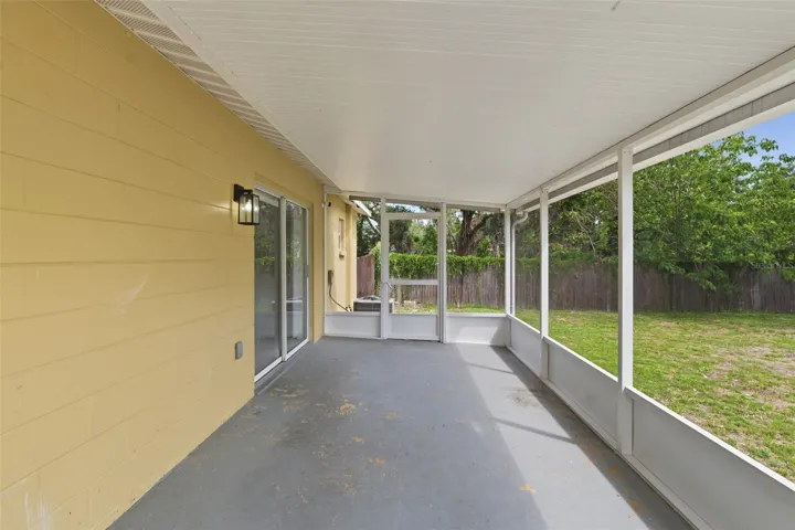 Rear Covered Patio