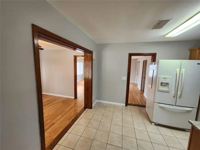 View of Kitchen, Dining room and Large Family Room