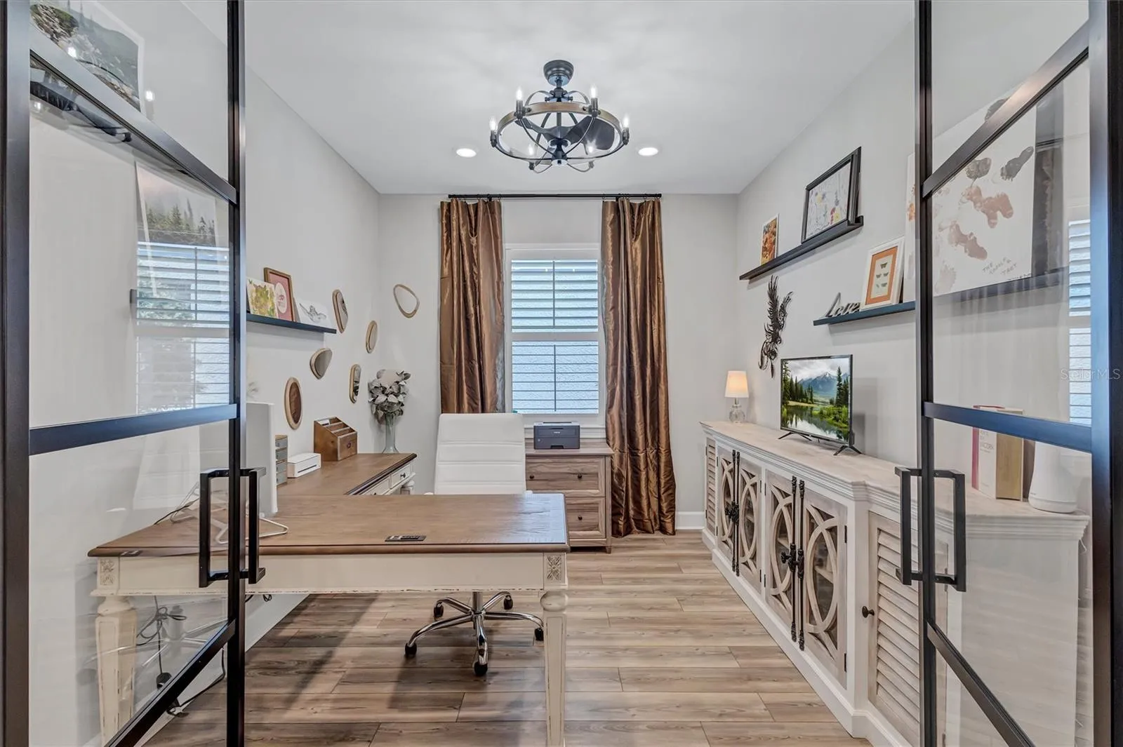 Custom doors to the den