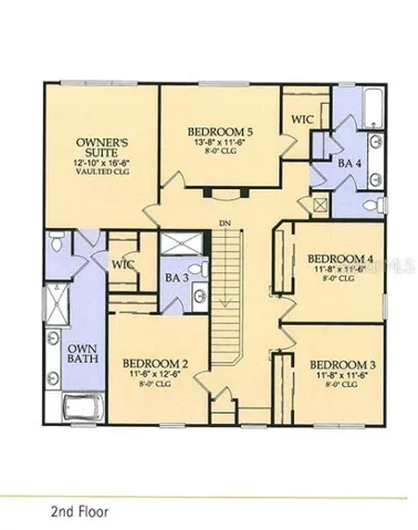 Second Floor Layout