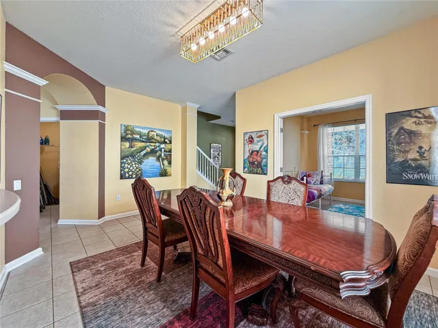 Dining room Accesses the FLex Space