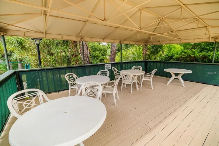 Community Seating By The Pool