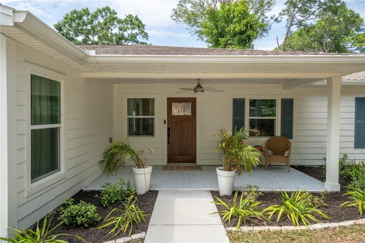 Front covered porch