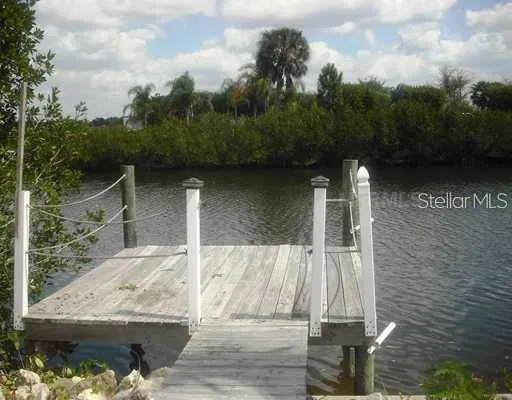 Pic of dock which can not be seen now bc of over growth