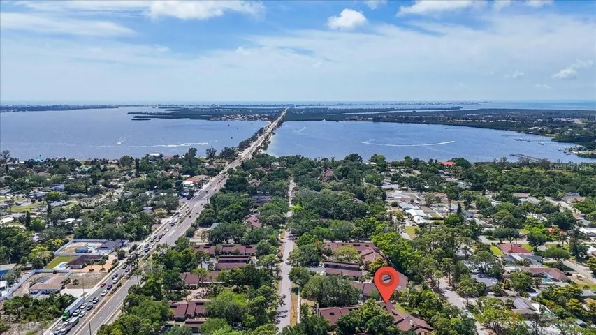 A block away from Manatee Ave with direct access to the causeway