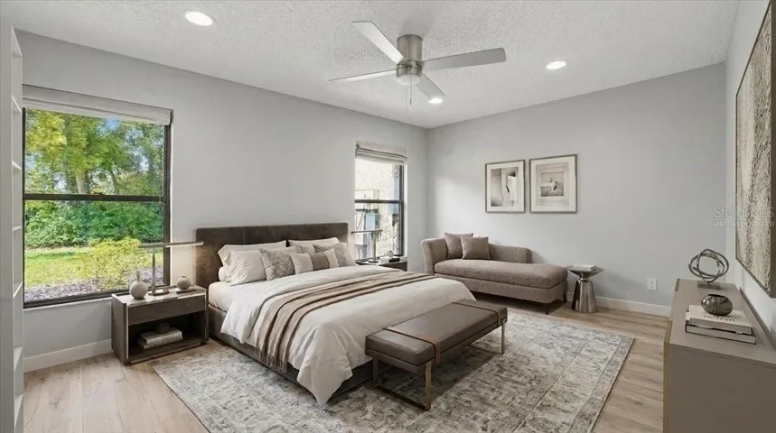 Virtually Staged bedroom 3
