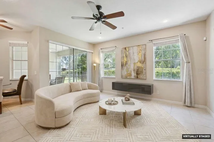 *Virtually Staged* Living room