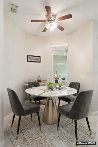*Virtually Staged* Breakfast nook