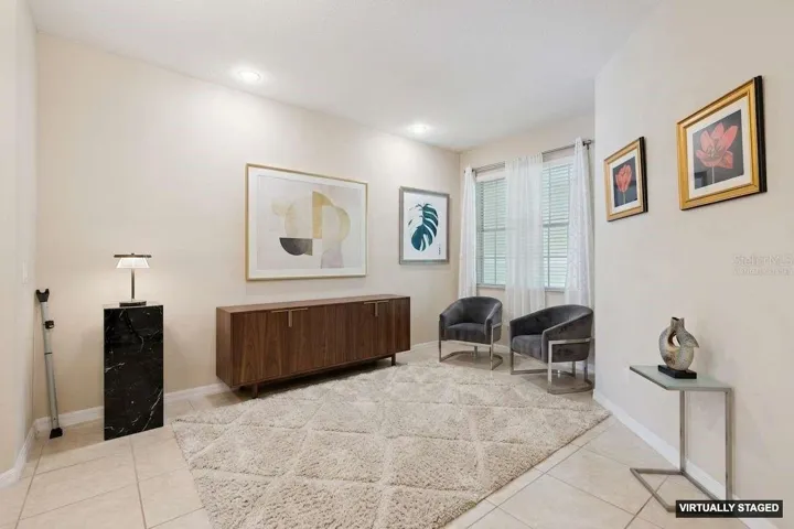 *Virtually Staged* Foyer and extra seating area
