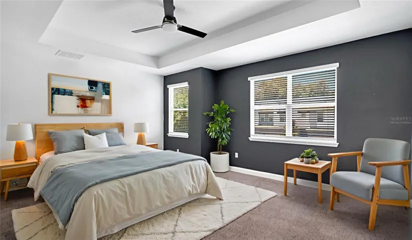 Primary suite (virtually staged)