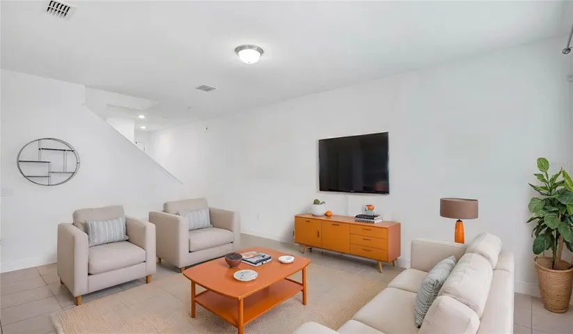 Living room (virtually staged)