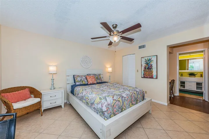 Primary bedroom ensuite with walk - closet